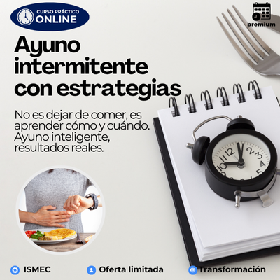 Curso Ayuno intermitente con estrategias