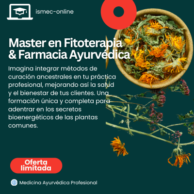 Máster en Fitoterapia y Farmacia Ayurvédica