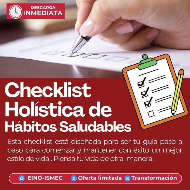 Checklist Holística de Hábitos Saludables