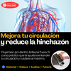 Mejora tu circulación y reduce la hinchazón