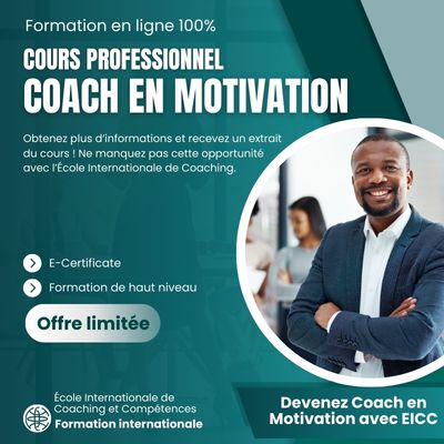 Cours Professionnel Coaching en Motivation