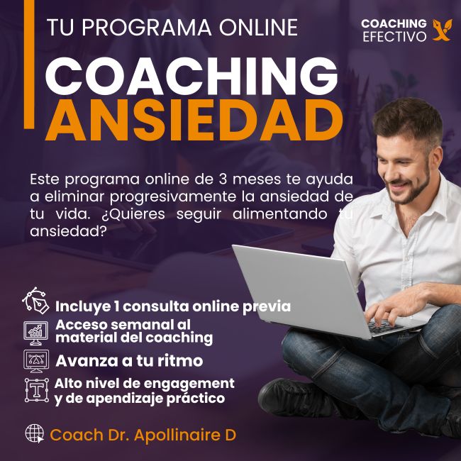 Programa Coaching online - Vencer la ansiedad en 3 meses