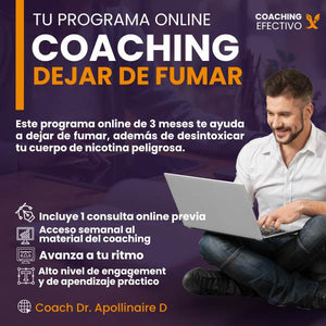 Programa Coaching online - Dejar de fumar en 3 meses