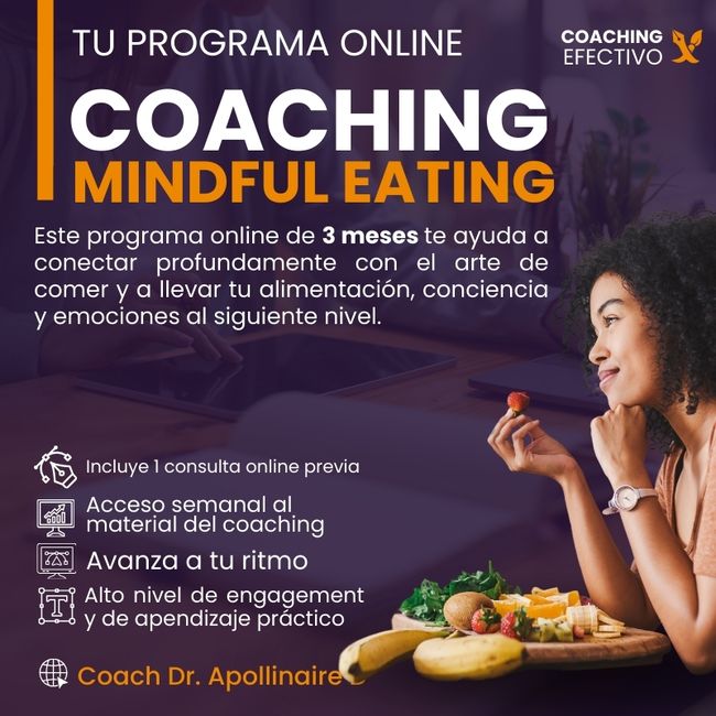 Programa Coaching online - Mindful eating