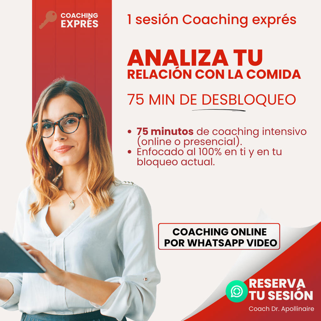 1 sesión Coaching – Analiza tu relación con la comida