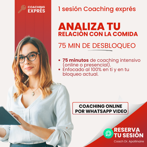 1 sesión Coaching – Analiza tu relación con la comida