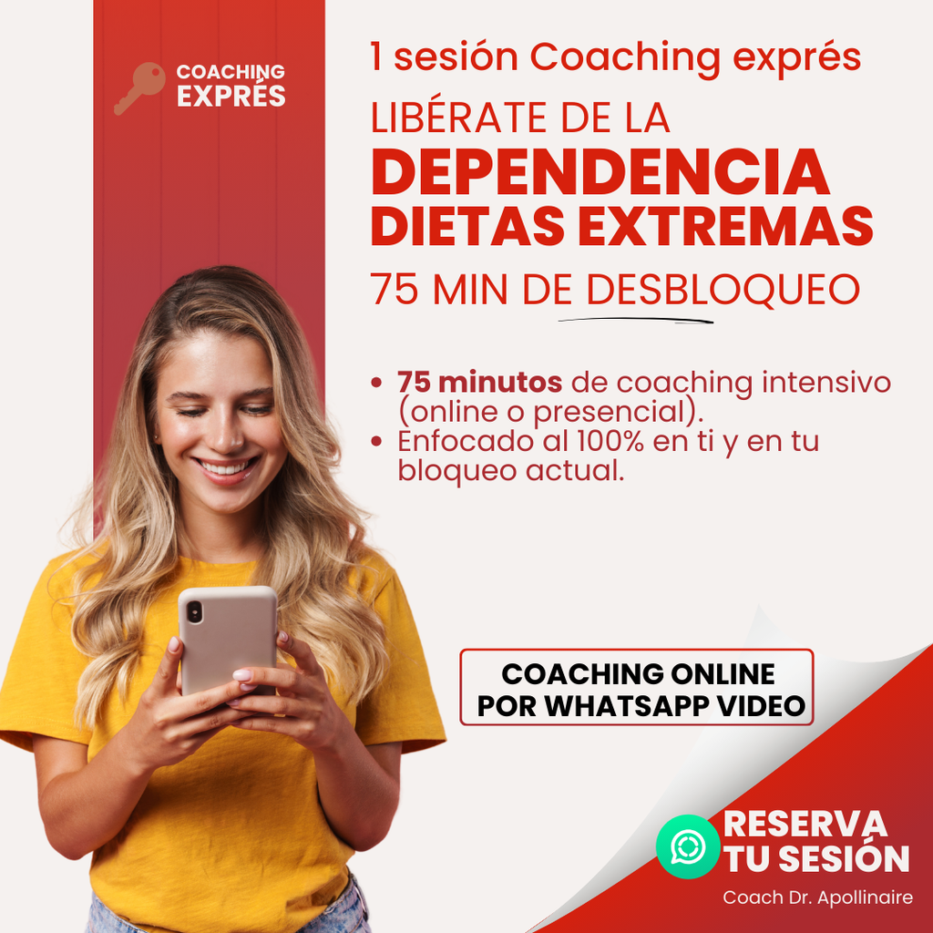 1 sesión Coaching – Libérate de las Dietas Extremas