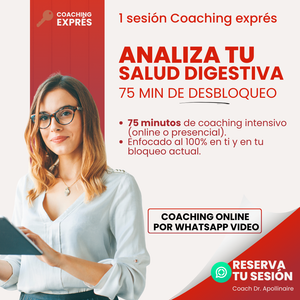 1 sesión Coaching – Analiza tu Salud Digestiva
