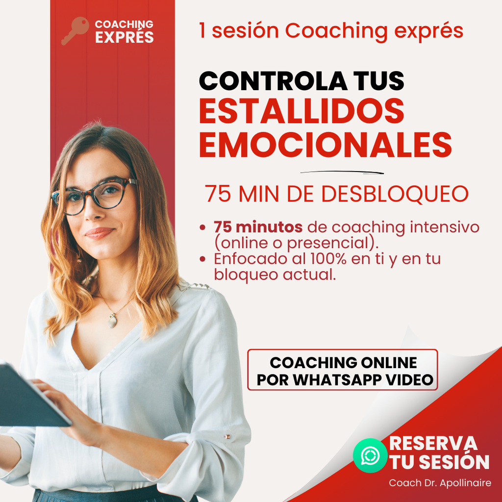 1 sesión Coaching – Controla tus estallidos emocionales