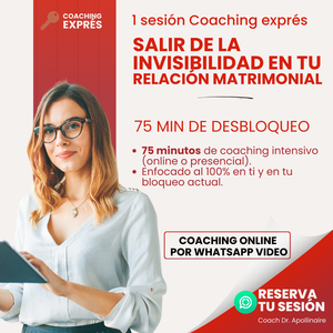 1 sesión Coaching – Invisibilidad en tu relación