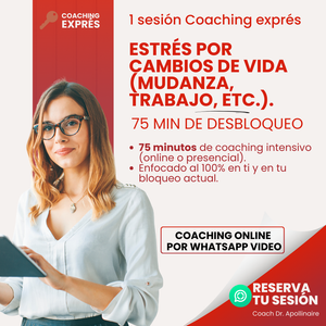 1 sesión Coaching – Gestiona tu estrés por cambio de vida