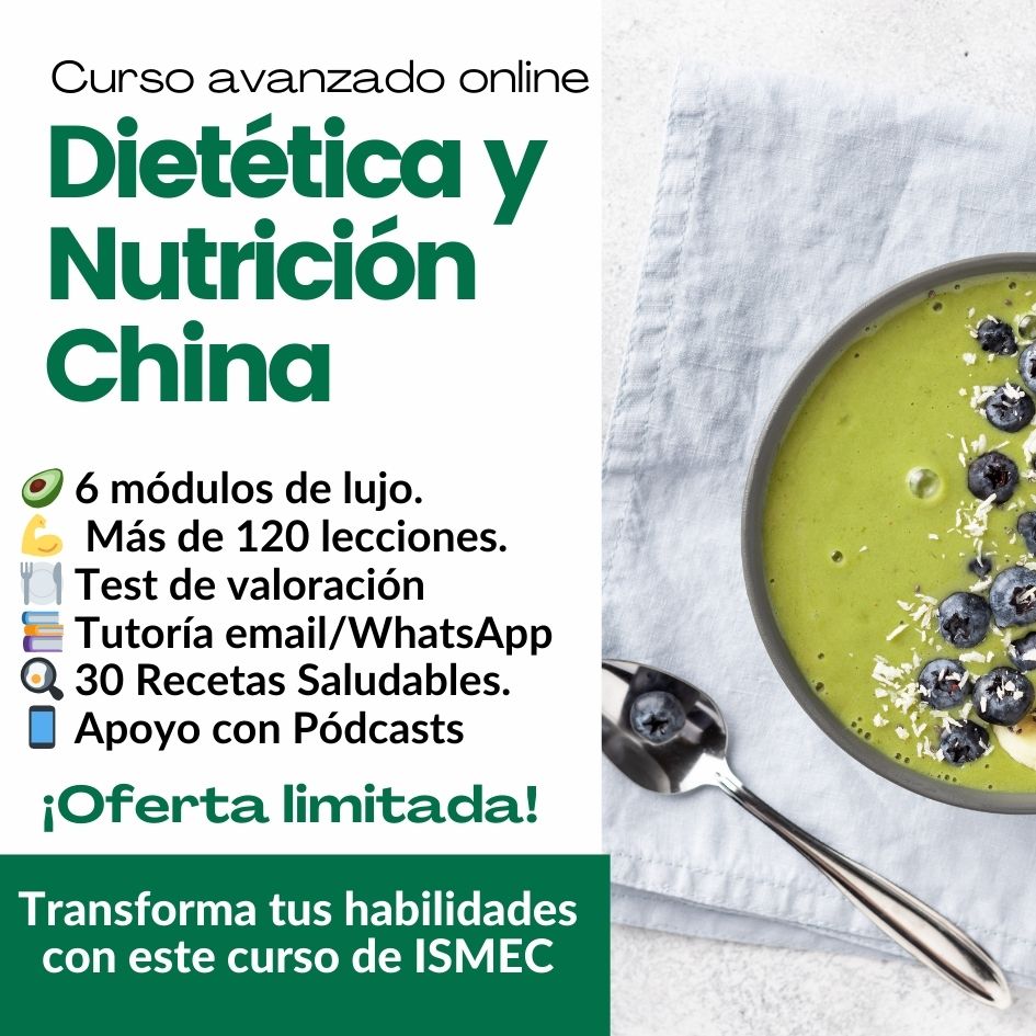 Curso avanzado de Dietética y Nutrición China