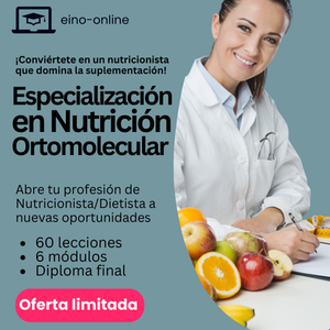 Curso Especialización en Nutrición Ortomolecular