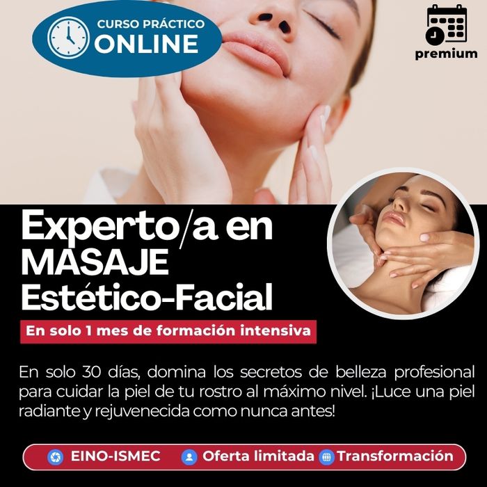 Curso Experto en Masaje Estético-Facial