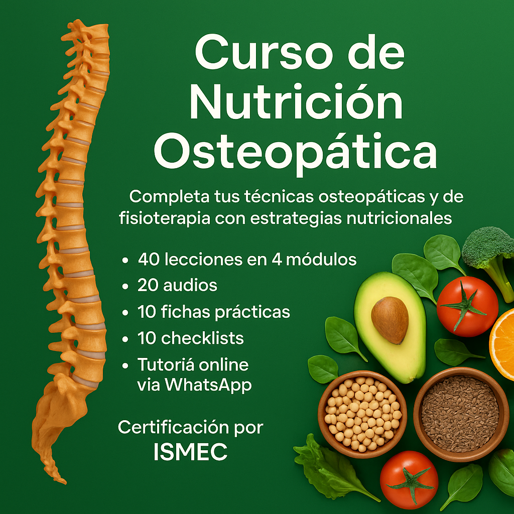 Certificación en Nutrición Osteopática