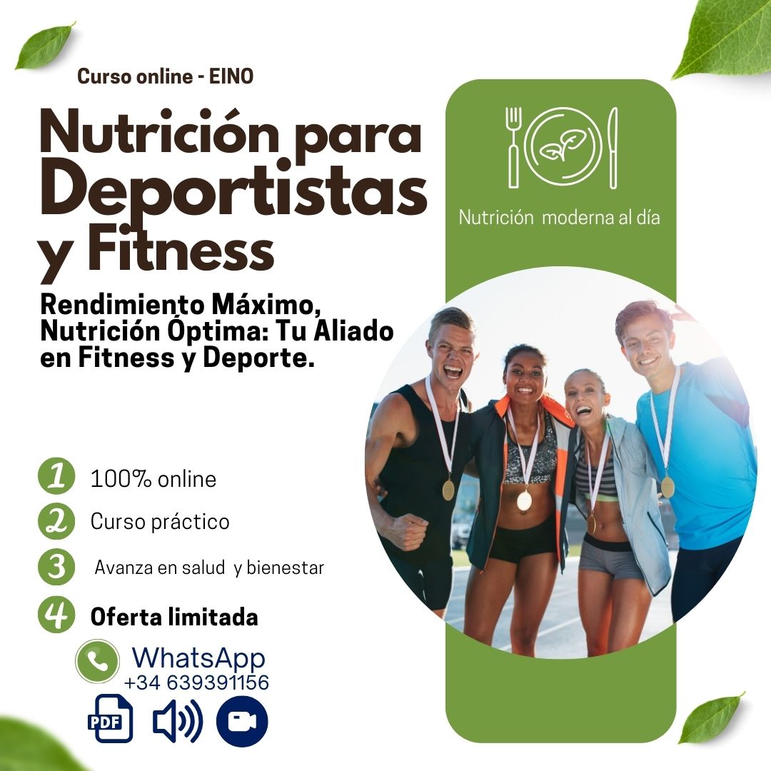 Curso Nutrición para Deportistas y Fitness