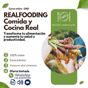 Curso Realfooding, Comida y Cocina real