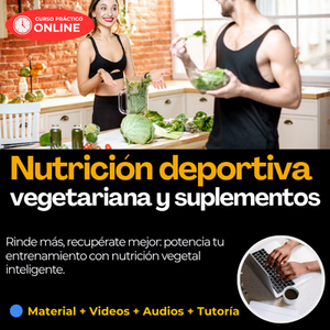 Nutrición deportiva vegetariana y suplementos