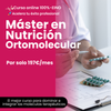 Master Profesional en Nutrición Ortomolecular