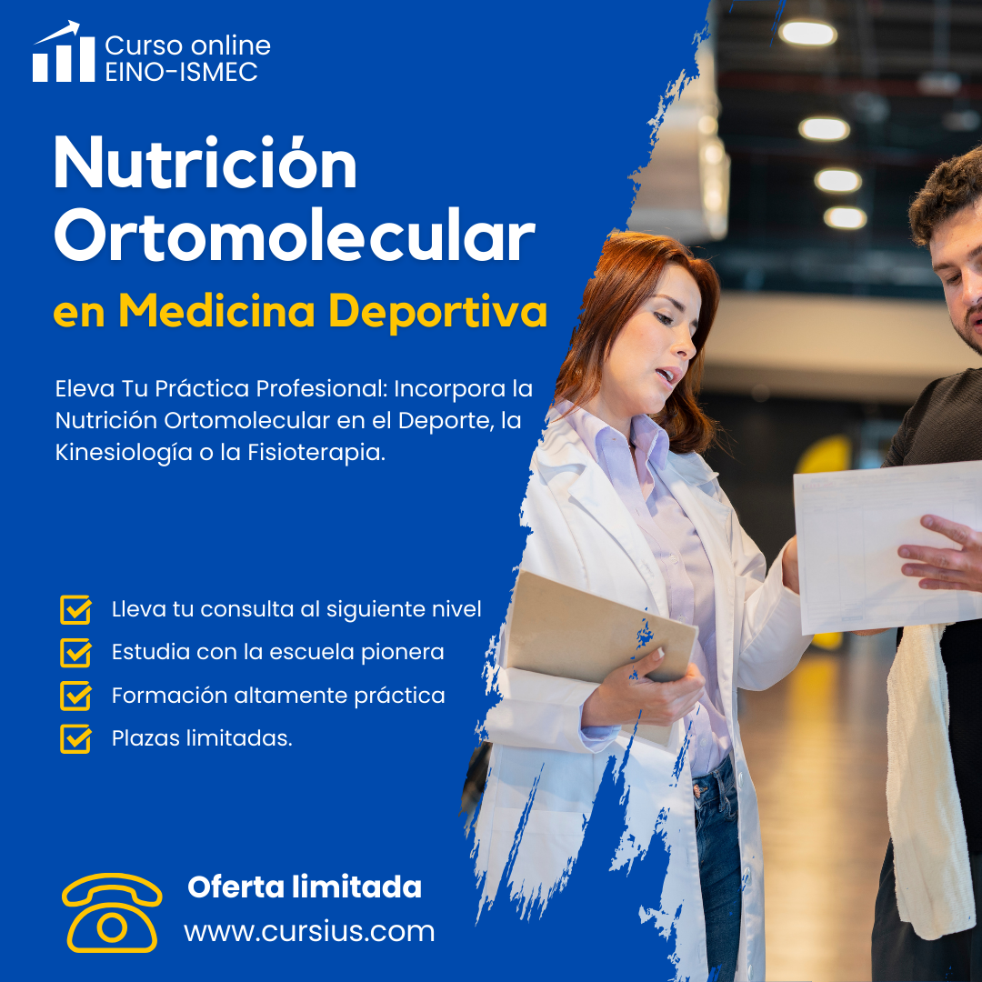 Curso Nutrición Ortomolecular en Medicina Deportiva
